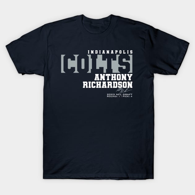 Anthony Richardson T-Shirt by Nagorniak